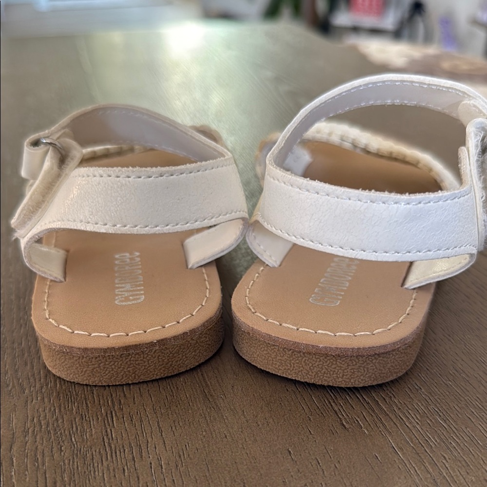 Gymboree White Sandals for Toddler girls size 11 - Picture 3 of 6